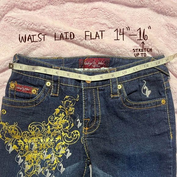 BabyPhat jeans w gold detailing - Picture 7 of 7